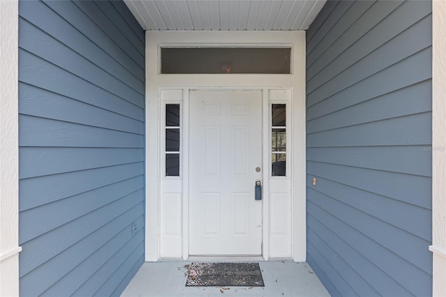 view of property entrance