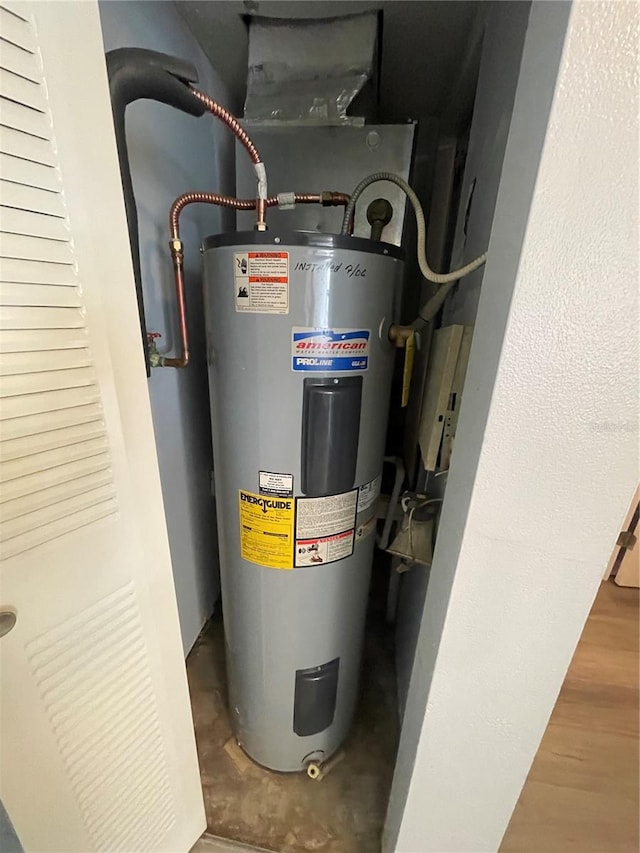 utilities with electric water heater