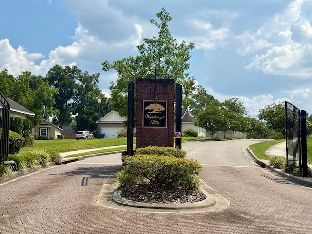 14825 NW 151st Ln, Alachua, FL 32615 - community sign with curved driveway