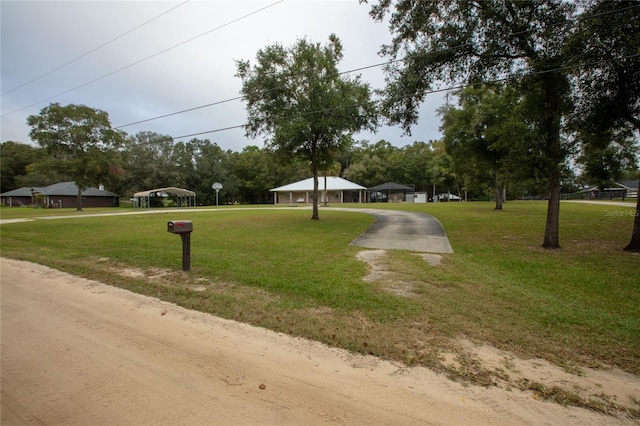 view of road