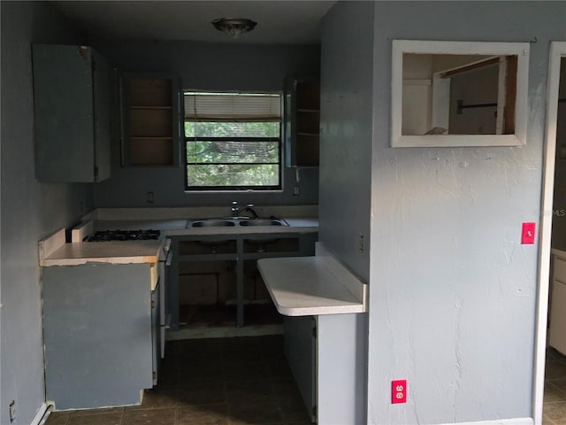 kitchen featuring sink