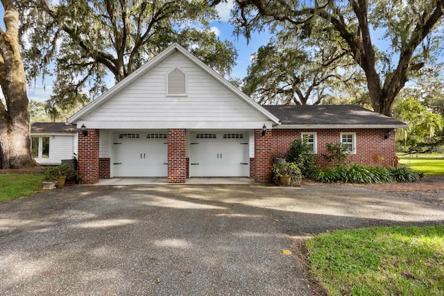 ranch-style house with a garage