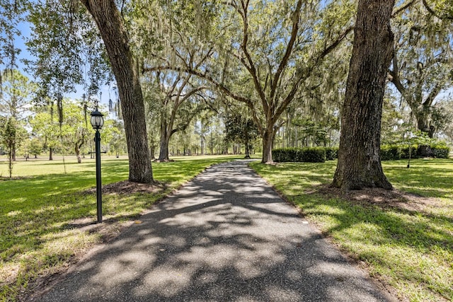 surrounding community with a lawn