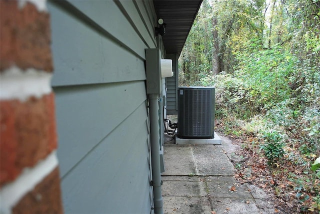 exterior details featuring central air condition unit