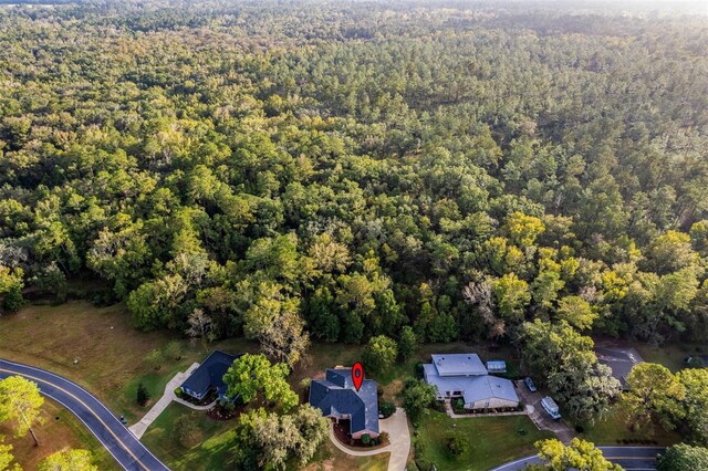 6225 NW 105th Ave, Alachua, FL 32615 - aerial view of property's location featuring a heavily wooded area
