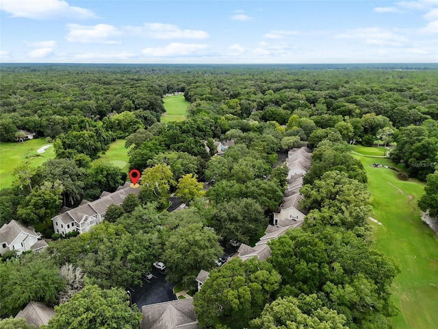 10000 SW 52nd Ave Unit 164, Gainesville, FL 32608 - aerial view of a heavily wooded area and a golf course