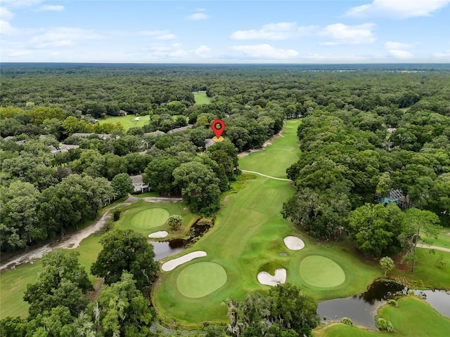 10000 SW 52nd Ave Unit 164, Gainesville, FL 32608 - drone / aerial view of a golf course and a large body of water