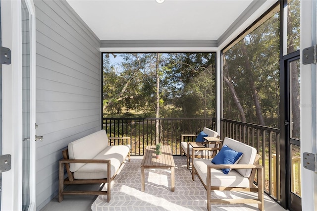 1035 NW 132nd Blvd, Newberry, FL 32669 - sunroom / solarium with an outdoor living space