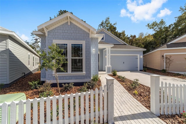 1029 NW 132nd Blvd, Newberry, FL 32669 - view of front of property featuring concrete driveway, fence, and a garage