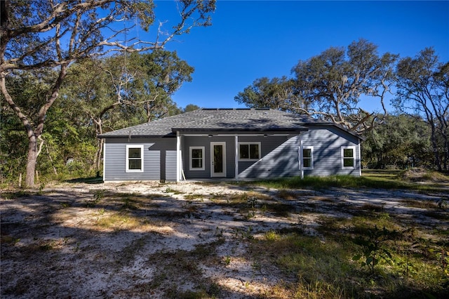 view of rear view of property