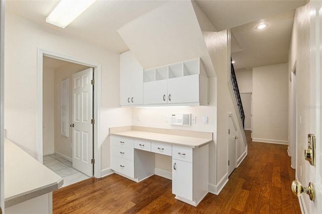 bathroom featuring hardwood / wood-style floors