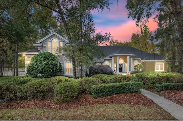 view of front of home