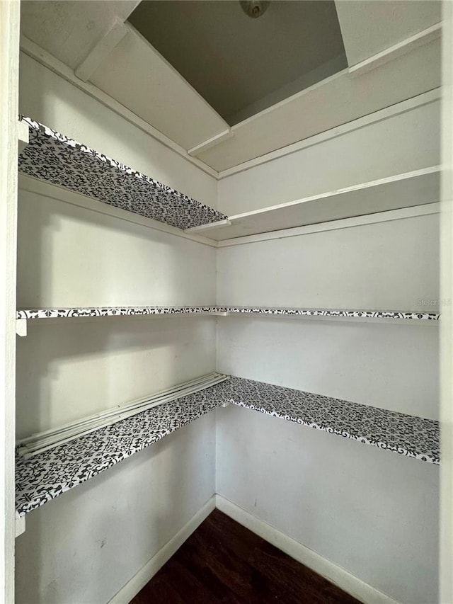 view of pantry