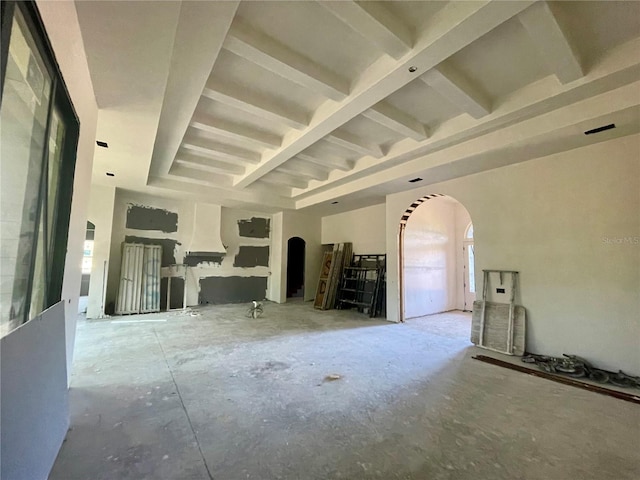 view of unfurnished living room