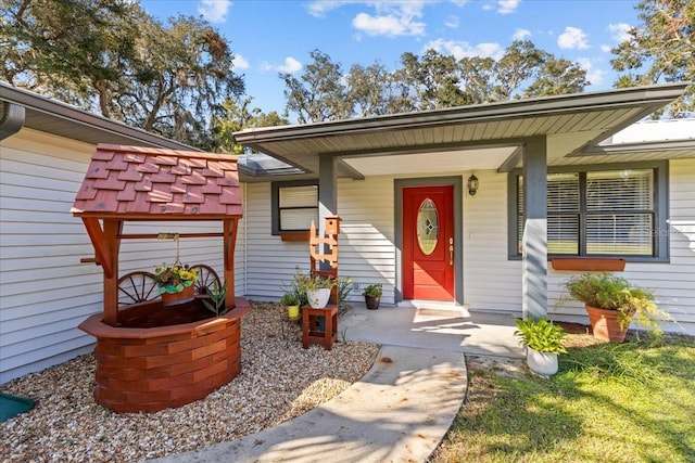 view of entrance to property