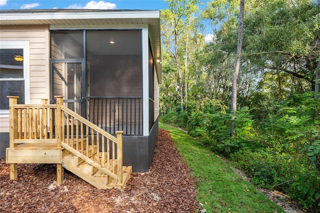 view of entrance to property