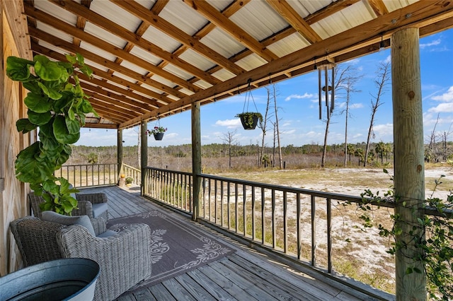 7550 SW 127th Ct, Cedar Key, FL 32625 - view of wooden deck