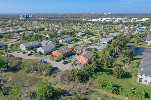 13433 Heald Ln Unit 1A, Fort Myers, FL 33908 - aerial perspective of suburban area featuring a nearby body of water