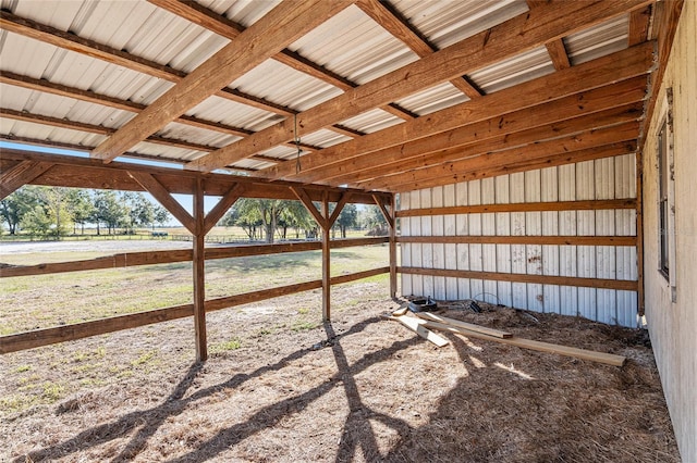 view of stable