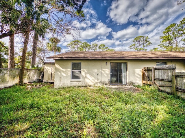 view of rear view of property