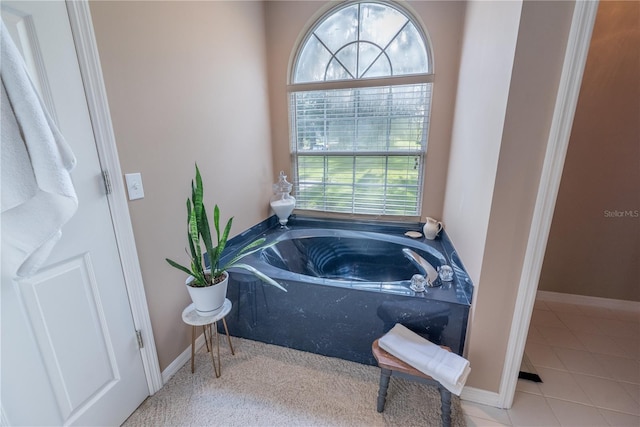 bathroom featuring tile patterned floors