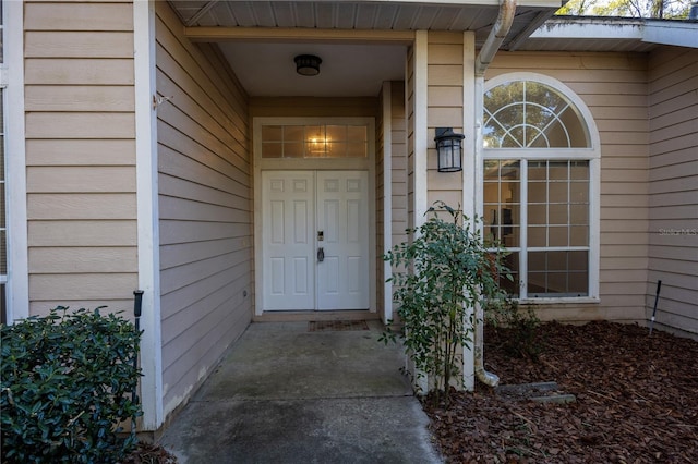 view of property entrance