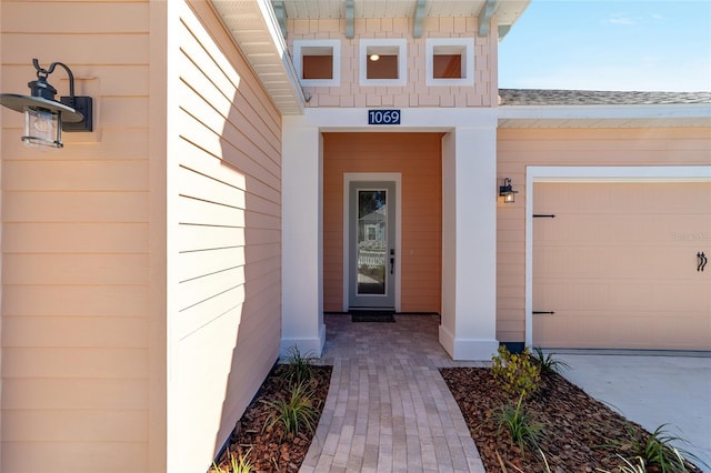 1069 NW 132nd Blvd, Newberry, FL 32669 - doorway to property with an attached garage