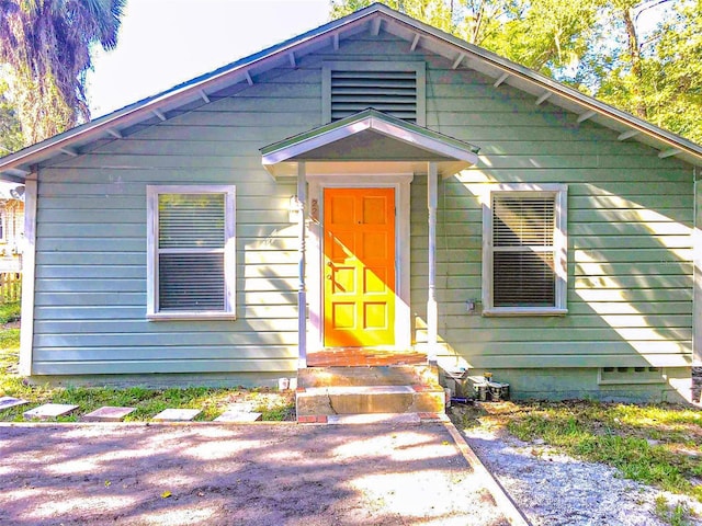 view of bungalow-style house