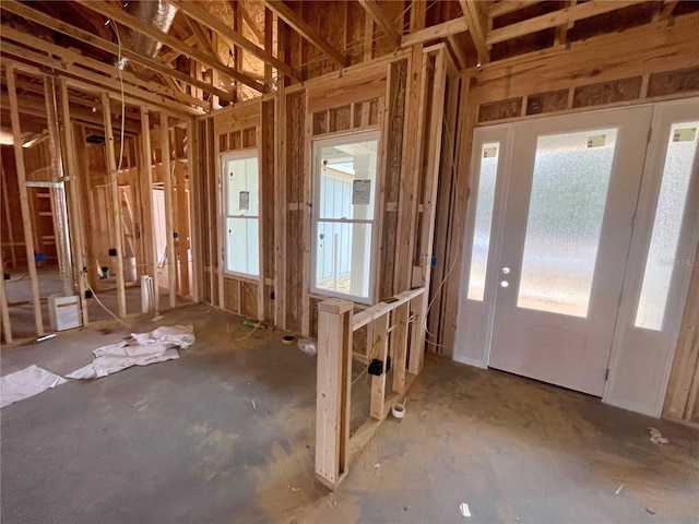 miscellaneous room featuring a wealth of natural light