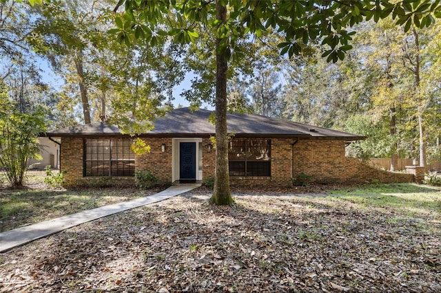 view of ranch-style home