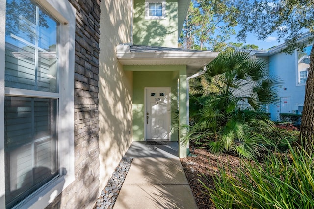 view of entrance to property