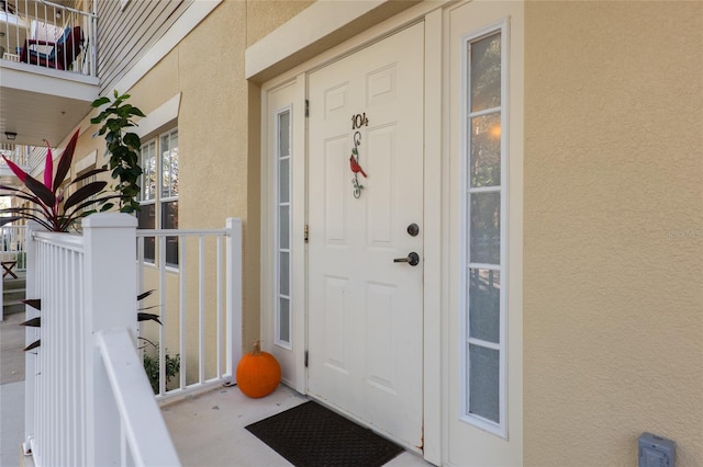 view of entrance to property