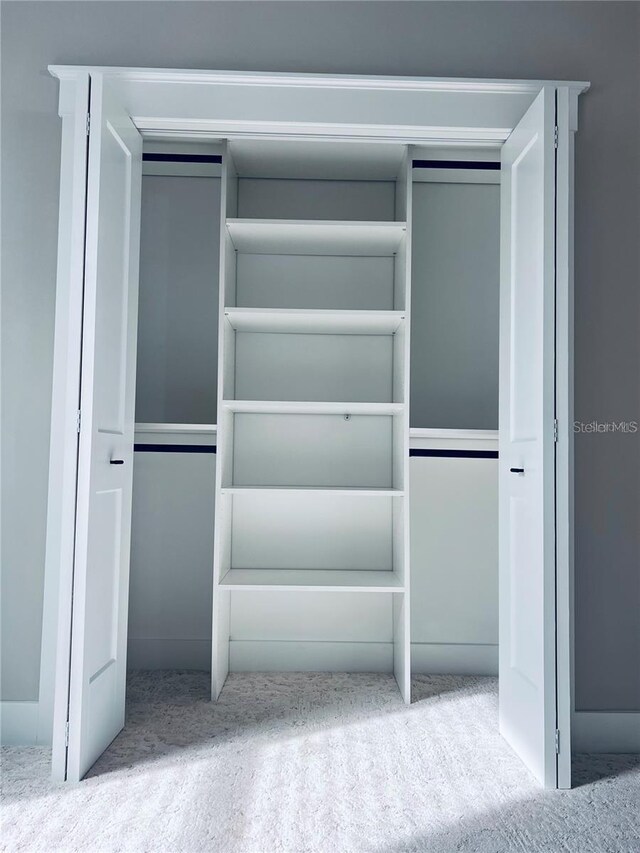 view of closet