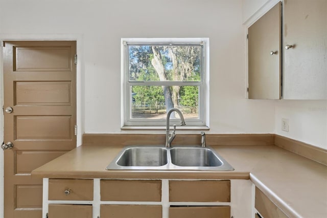 kitchen featuring sink