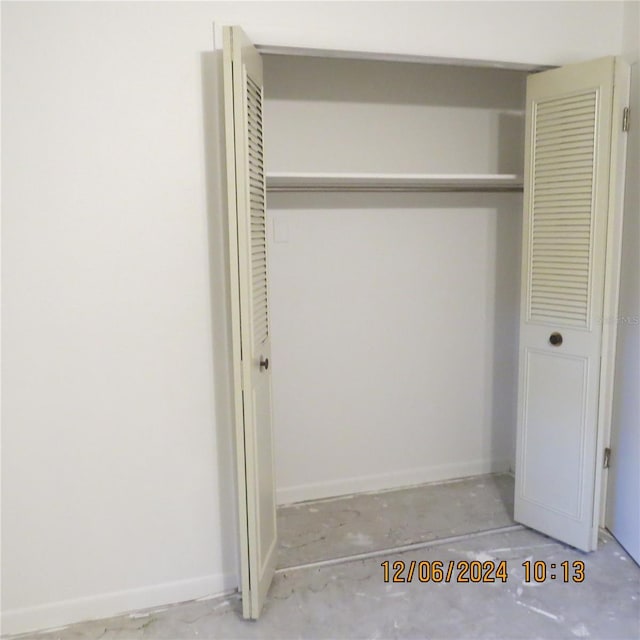 view of closet