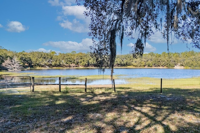 property view of water