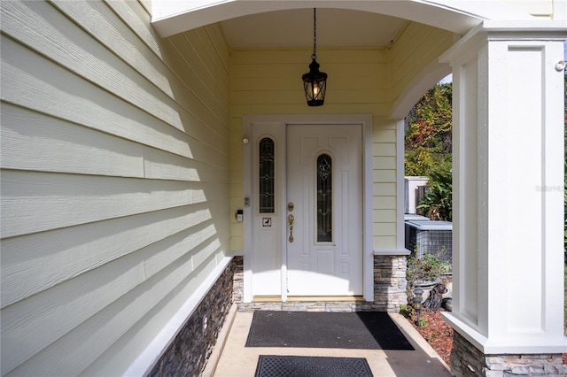 view of entrance to property