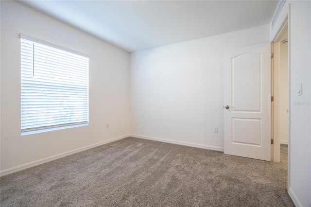 empty room featuring carpet and plenty of natural light