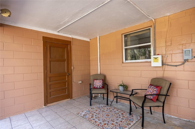 view of living area