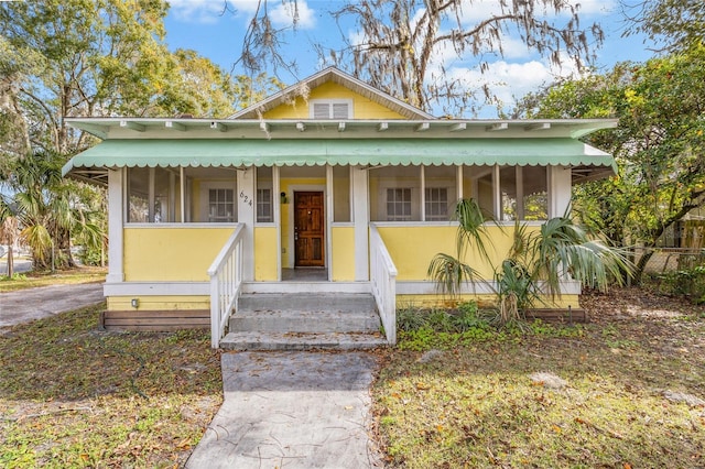 view of bungalow