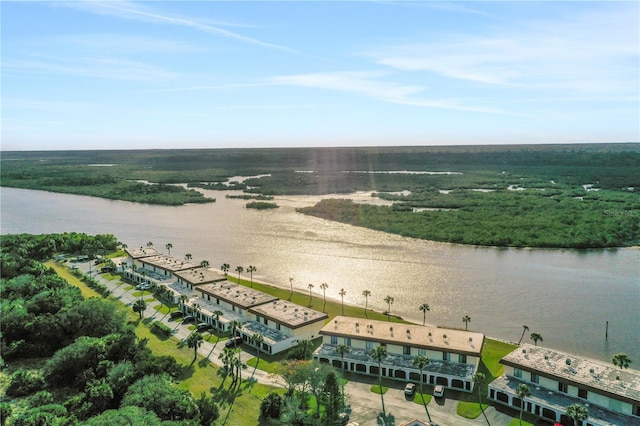 14 Ocean Palm Villa S Unit 14, Flagler Beach, FL 32136 - aerial view featuring a water view
