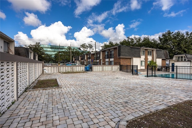 view of patio / terrace with a community pool