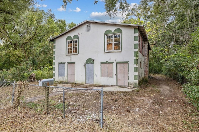 view of back of property