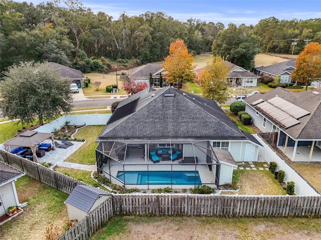 drone / aerial view