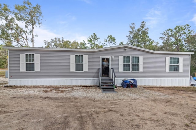 view of manufactured / mobile home