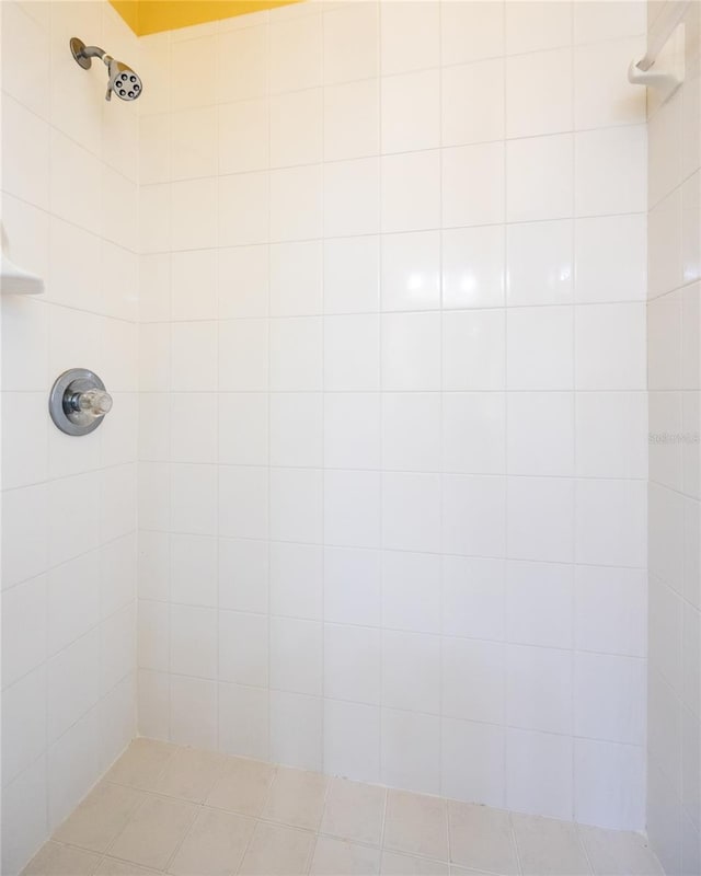 details featuring a tile shower