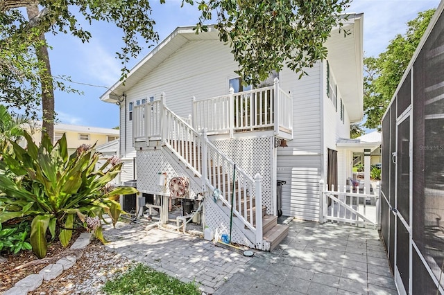 view of rear view of property