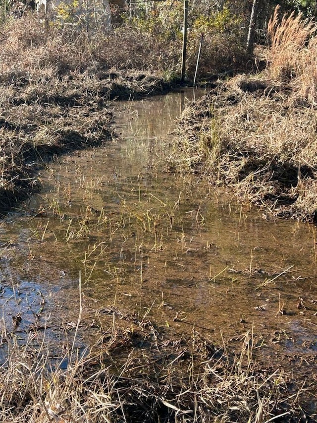 view of landscape with a water view