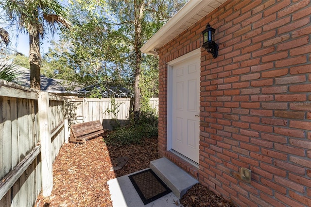 view of entrance to property