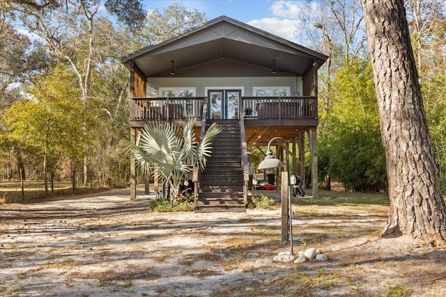 view of front of home